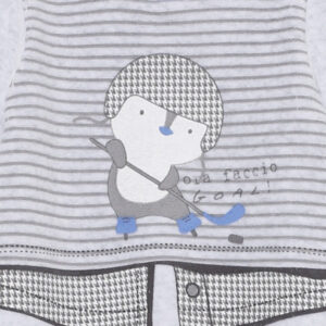 Tutina neonato in interlock - immagine 3