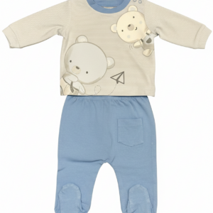 Completo neonato cotone - immagine 3